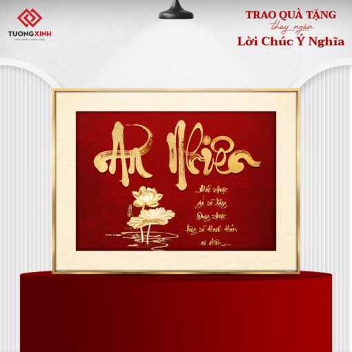 Tranh tráng gương thư pháp đẹp và ý nghĩa TG5412S