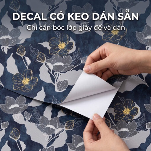 TRANH DÁN TƯỜNG HOA VĂN MÔ TẢ 3