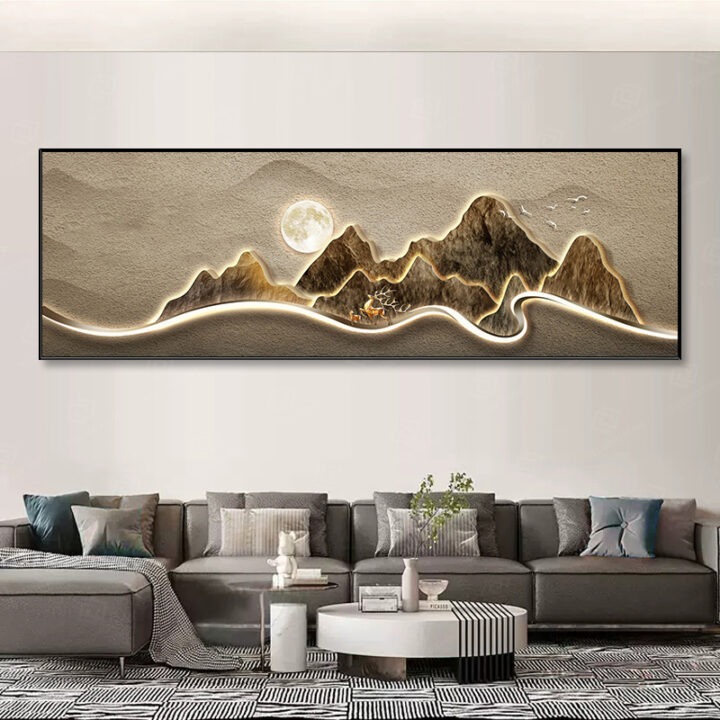 Tranh Huou Tai loc 50×150